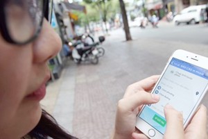 居民在使用平盛郡所編程的都市違規管理應用程式。（圖源：奇林）