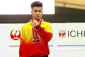 越南舉重運動員賴家成。(圖源：互聯網)