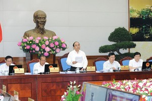 阮春福總理昨(3)日上午在政府辦事處主持了政府6月份例會。（圖源：VGP）