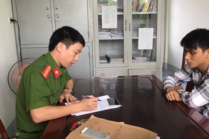 嫌犯潘成興在派出所供述。（圖源：善良）