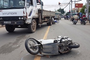 該起交通事故現場。（資料圖源：阮燕）