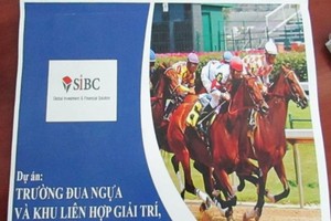 圖為芹苴市賽馬場項目宣傳海報。（圖源：互聯網）