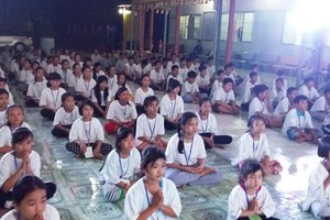 圖為某一少兒暑期修行班。（示意圖源：互聯網）