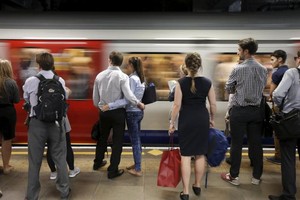 倫敦地鐵。(圖源：路透社)