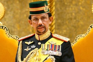 汶萊達魯薩蘭國王哈吉哈桑納爾‧博爾基亞。（圖源：AFP）