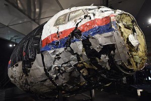 馬來西亞航空MH17客機復原後的樣子。（圖源：互聯網）