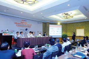 由《投資報》昨(20)日在河內市舉辦的2017年越南併購論壇新聞發佈會。（圖源：德清）