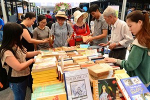 市書香街一隅。（資料圖來源：光定）