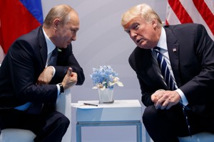 特朗普上任後本來想與普京政府改善關係，但以目前形勢不同了。（圖源：互聯網）