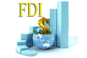 從年初至本月20日，我國引進外國直接投資(FDI)資金近220億美元，同比增52%。（示意圖源：互聯網）