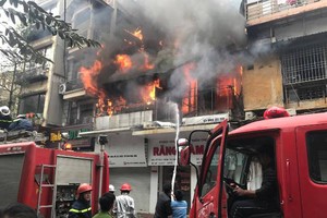 圖為某一民宅發生火警。（示意圖源：互聯網）