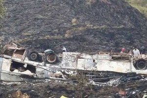 馬達加斯加首都塔那那利佛西北70公里處的阿卡祖貝鎮當天發生一起嚴重交通事故，造成23人死亡，並有多人受傷。（圖源：互聯網）