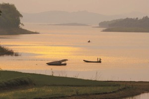 汑婆湖的奇妙時刻。