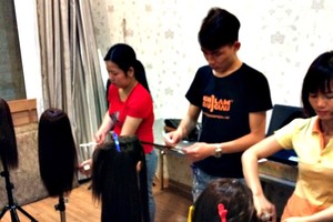 圖為美髮助手技能班一隅。（示意圖源：互聯網）