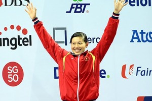 在第２９屆東南亞運動會，游泳健將映圓被視為越南體育團的“金礦”。（圖源：互聯網）