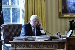 中美首腦電談討論了朝鮮半島局勢。（圖源：AFP）