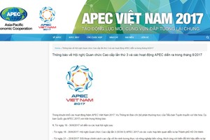 （資料圖源：APEC2017.vn 網頁截圖）