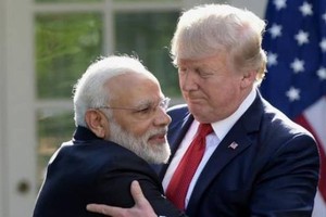 圖為印美兩國總統。（圖源：互聯網）