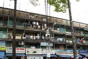 該郡將試行新建座落在第五、七、十、十一、十四坊的5個殘舊公寓小區，包括11座公寓約613個住房單位。（圖源：互聯網）