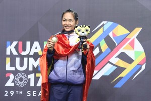 范氏鮮奪得印尼武術女子50公斤級金牌。