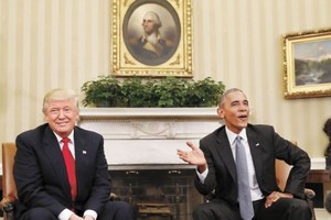 奧巴馬臨別贈言提醒特朗普「美國總統無明確成功藍圖」。（圖源：互聯網）