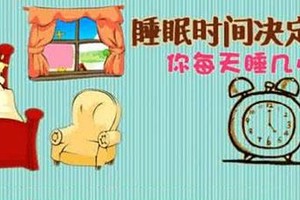 每天睡幾小時死亡率最低。（示意圖源：互聯網）