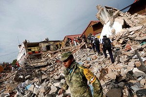 墨西哥日前大地震，造成了生命與財產的巨大損失。國家主席陳大光昨(10)日向墨西哥總統恩里克‧培尼亞‧涅托致電慰問。（圖源：路透社）