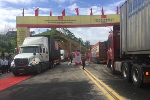 加強越－中商品進出口活動。（圖源：維戰）