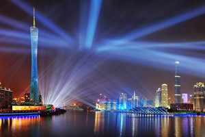 廣州夜景一瞥。（示意圖源：互聯網）