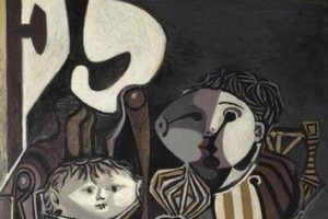 畢卡索的《兩個孩子》。（圖源：互聯網）