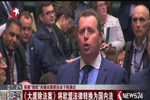 英國在脫歐後將向歐盟提議簽署單獨的安全合作協議，其主要內容是打擊恐怖主義。（圖源：網絡視頻截圖）