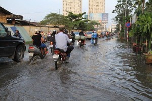 據南部區域水文氣象台預報，在未來數天，在南部各條河流的下游流域河段的潮峰將迅速高漲。（圖源：互聯網）