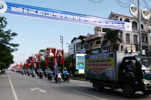 圖為狂犬病預防宣傳遊行車隊。（圖源：慧琳）