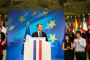 馬克龍倡議歐盟制訂共同國防預算。（圖源：互聯網）