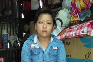 患上甲狀腺肥大症的阮寶珠。