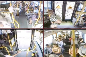 車上安裝攝像頭防範無證導遊。（示意圖源：互聯網）