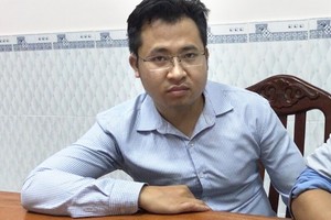 被捕的歹徒黃廷創。（圖源：H.Sơn）