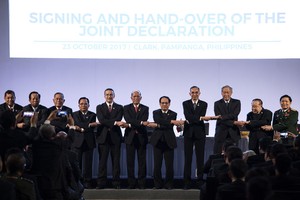 東盟(東協)防長會議在菲律賓召開。（圖源：AFP）