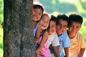 純真的童年。（示意圖源：互聯網）