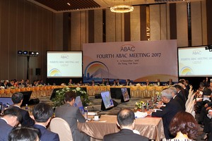 APEC商業諮詢委員會(ABAC)第4次會議現場一隅。（圖源：世峰）