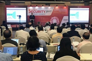 圖為2017年國家網絡安全會議現場一瞥。