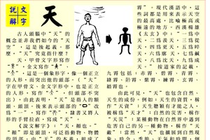 說文解字 『天』