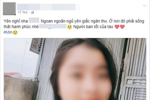 死者的臉書截圖。（圖源：互聯網）