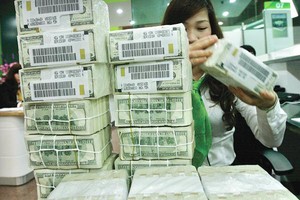 國家銀行本市分行副經理阮黃明最近告知，截至本月初，本市僑匯總額已達39億美元，環比增6億美元。（示意圖源：互聯網）