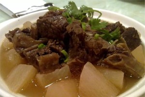 清湯蘿蔔牛腩。（圖源：互聯網）
