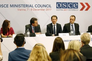 歐安組織4國外長當地時間8日在維也納發表共同聲明，呼籲各國共同努力，重建信任，改善睦鄰關係。（圖源：互聯網）