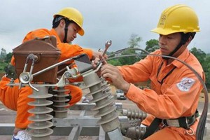 EVN 集團總經理鄧黃安表示，客戶可在家通過互聯網進行電力供應交易，而不必前往各電力中心。（示意圖源：互聯網）