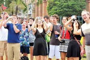 前來越南國際遊客與日俱增。