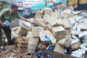 被銷毀的贗品。