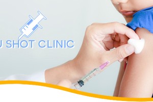 美國疾病控制和預防中心當地時間29日說，美國季節性流感活動正急劇增加，在這個流感季已造成12名兒童死亡。圖為接種流感疫苗海報。（示意圖源：互聯網）